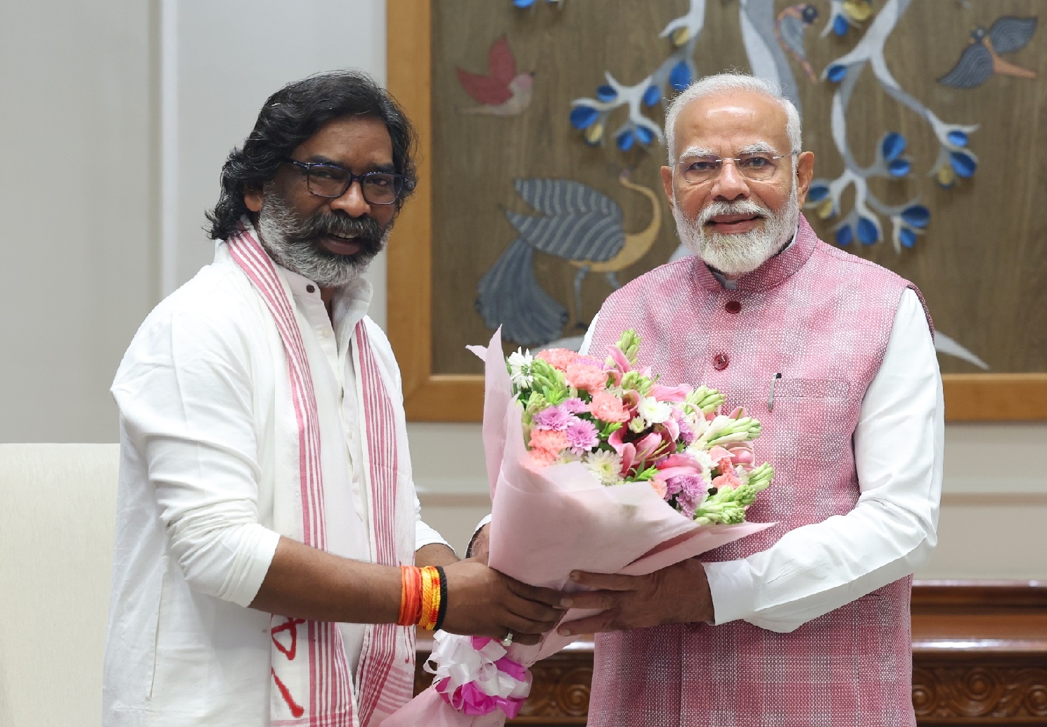 Hemant Soren Meets Prime Minister and President