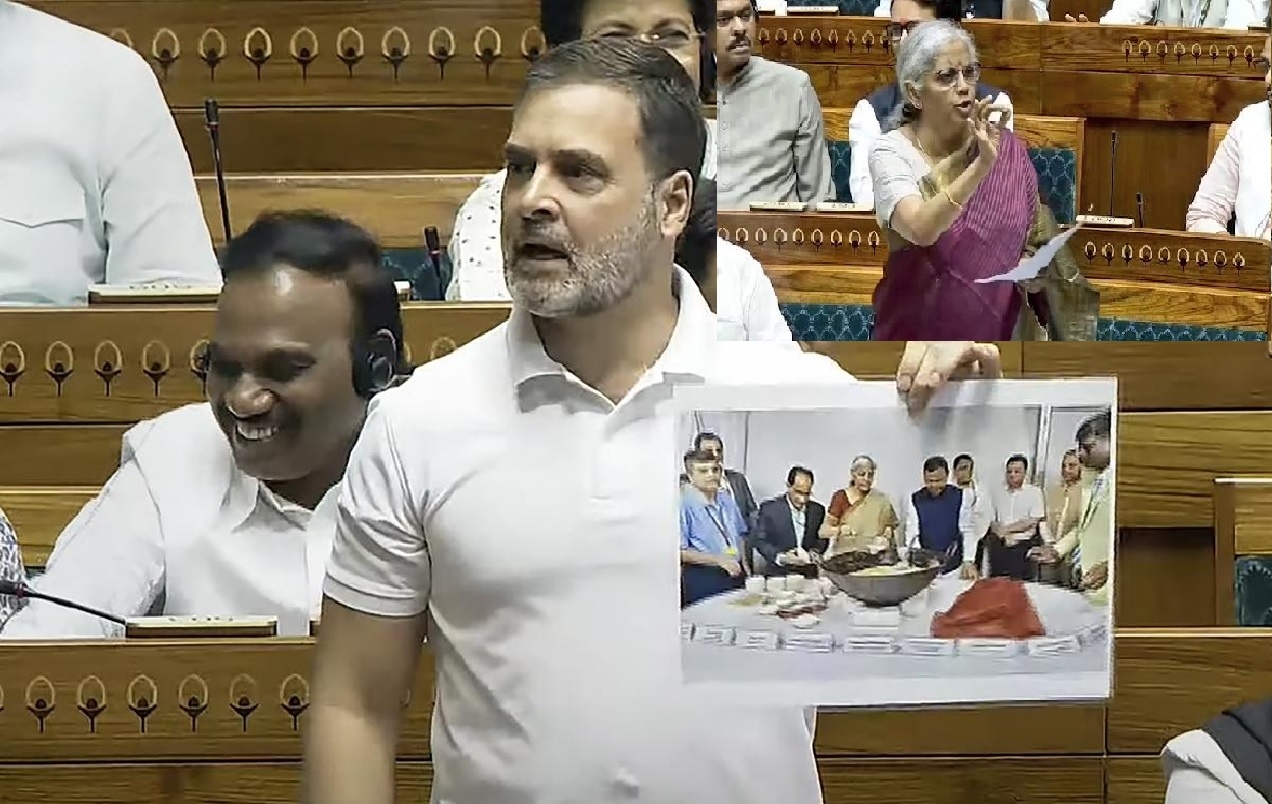 FM Nirmala Sitharaman Counters Rahul Gandhi&rsquo;s Claims About Halwa Ceremony