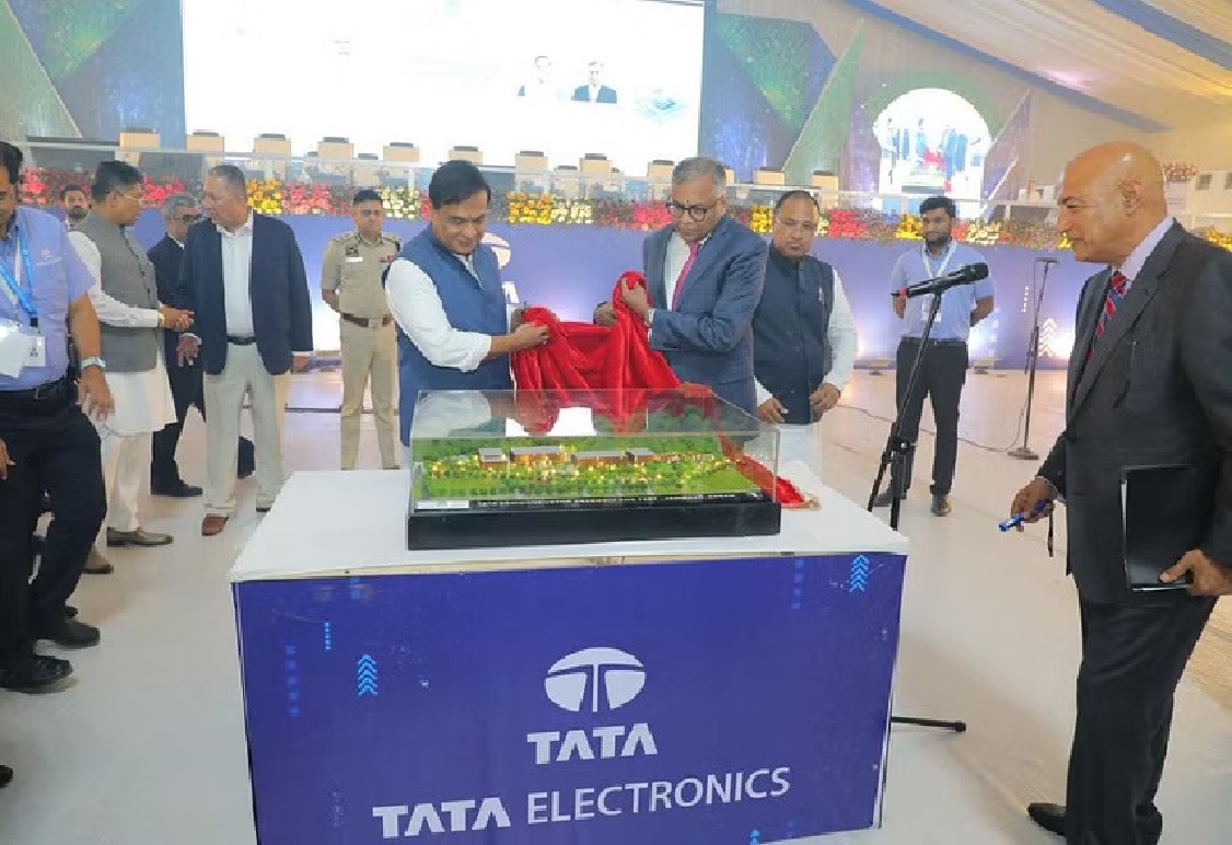 Tata Electronics Groundbreaking Ceremony for Semiconductor Unit in Assam
