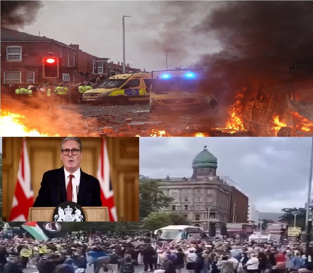 UK PM Starmer Issues Warning to Far Right Protesters Amidst Worst Riots in 13 Years