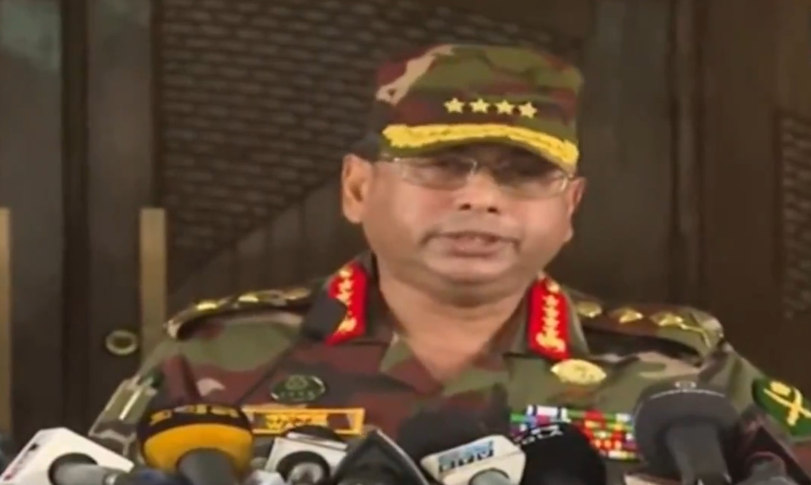 Bangladesh Army Chief Announces New Government Formation