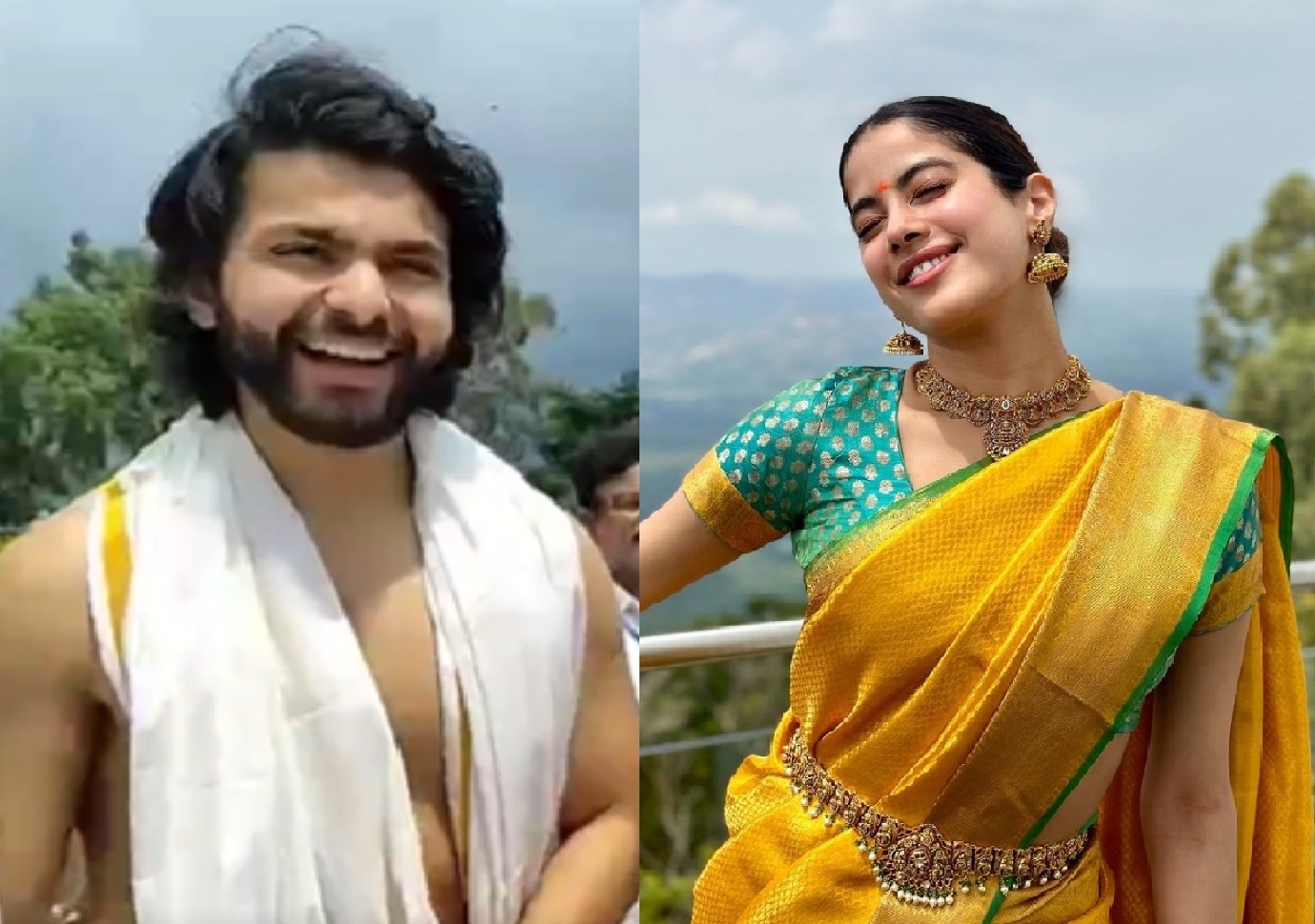 Bollywood Actress Janhvi Kapoor Visits Tirupati Balaji Temple to Offer Prayers
