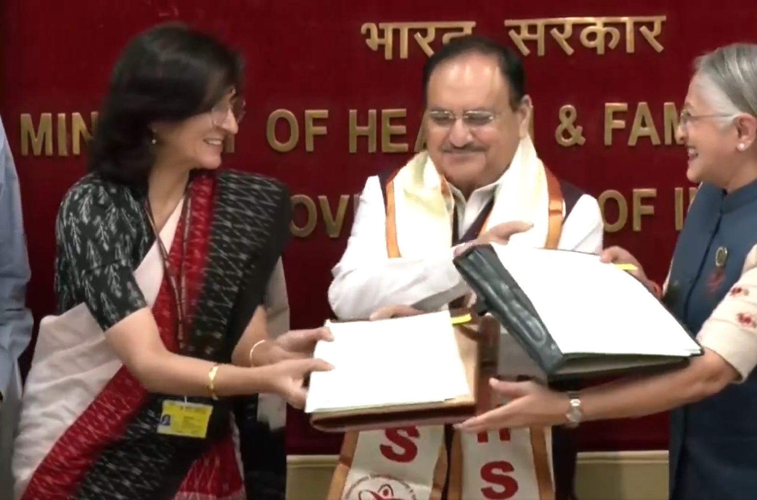 MoU Signed Between NHA and Maharashtra University of Health Sciences in the Presence of Union Health Minister JP Nadda