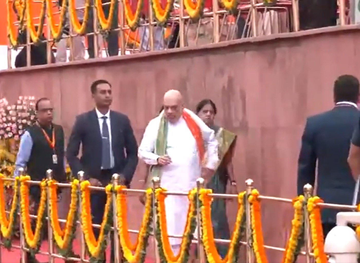 Amit Shah Arrives at Red Fort for India 78th Independence Day Celebrations