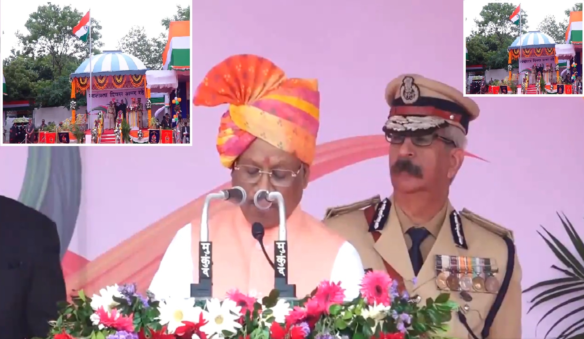 Chhattisgarh CM Vishnu Deo Sai Addresses Public on Independence Day