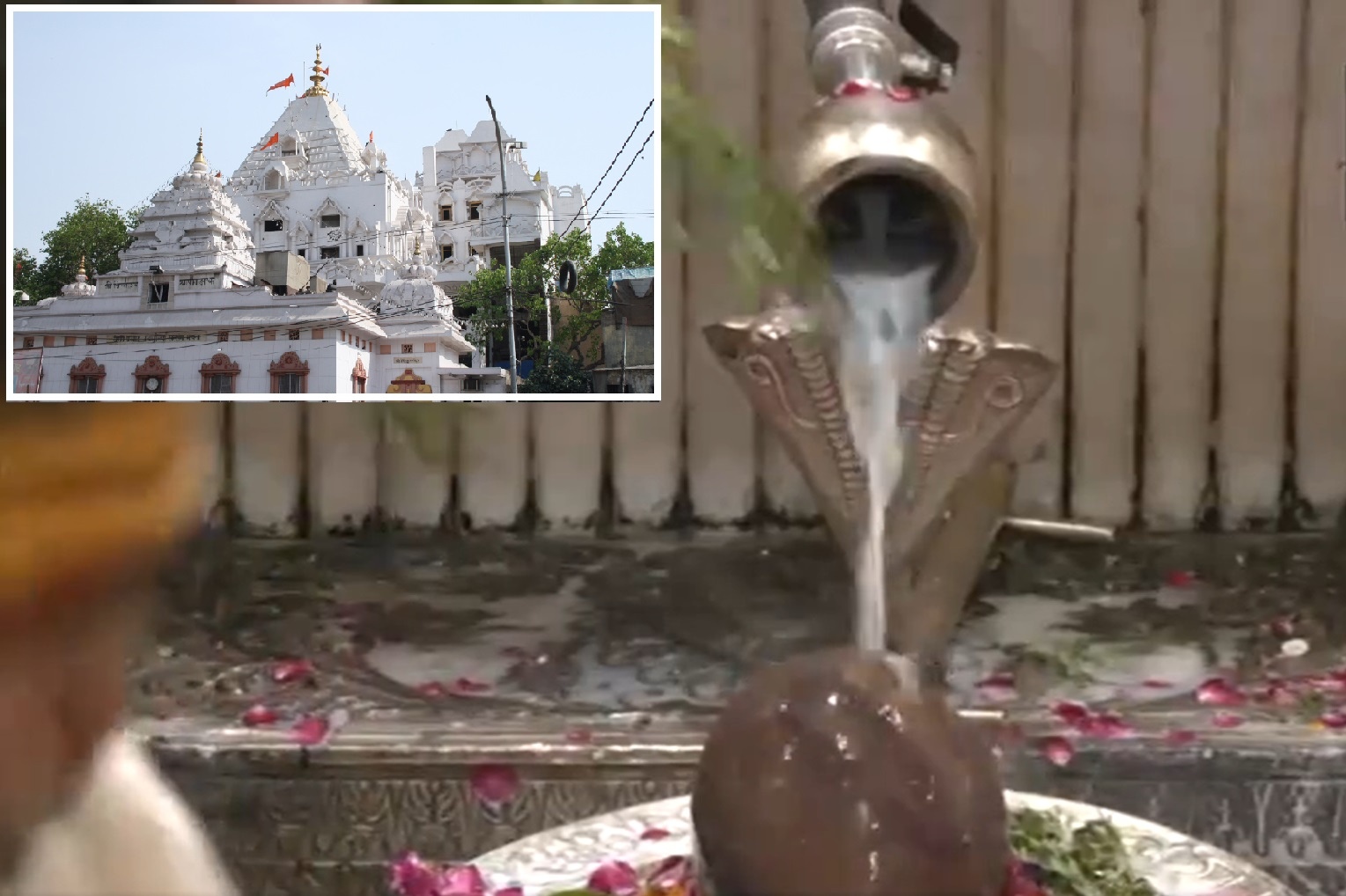 Devotees Offer Prayers at Gauri Shankar Temple on Last Monday of Sawan