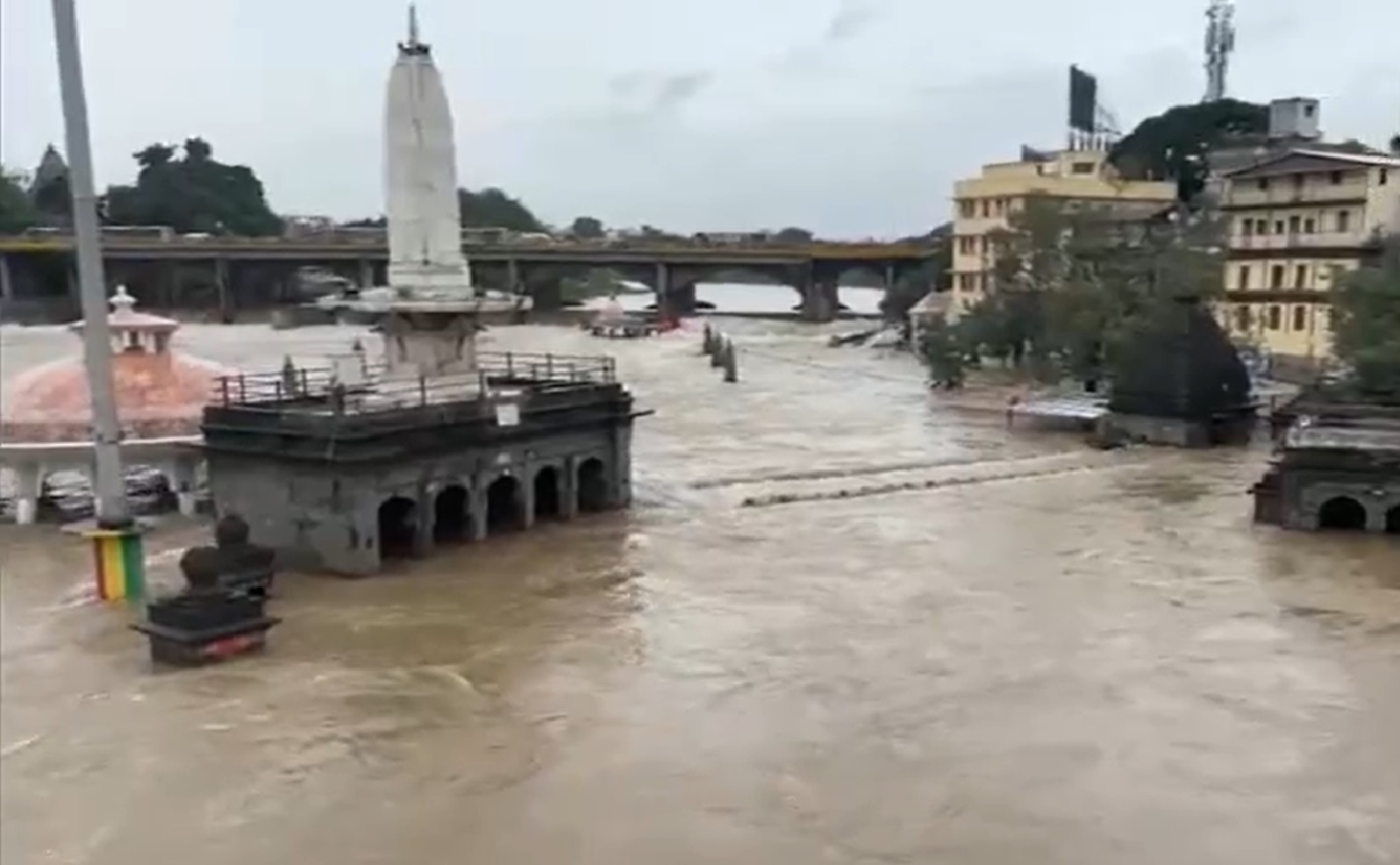 Water Level in Gangapur Dam Rises After Heavy Rainfall in Nashik