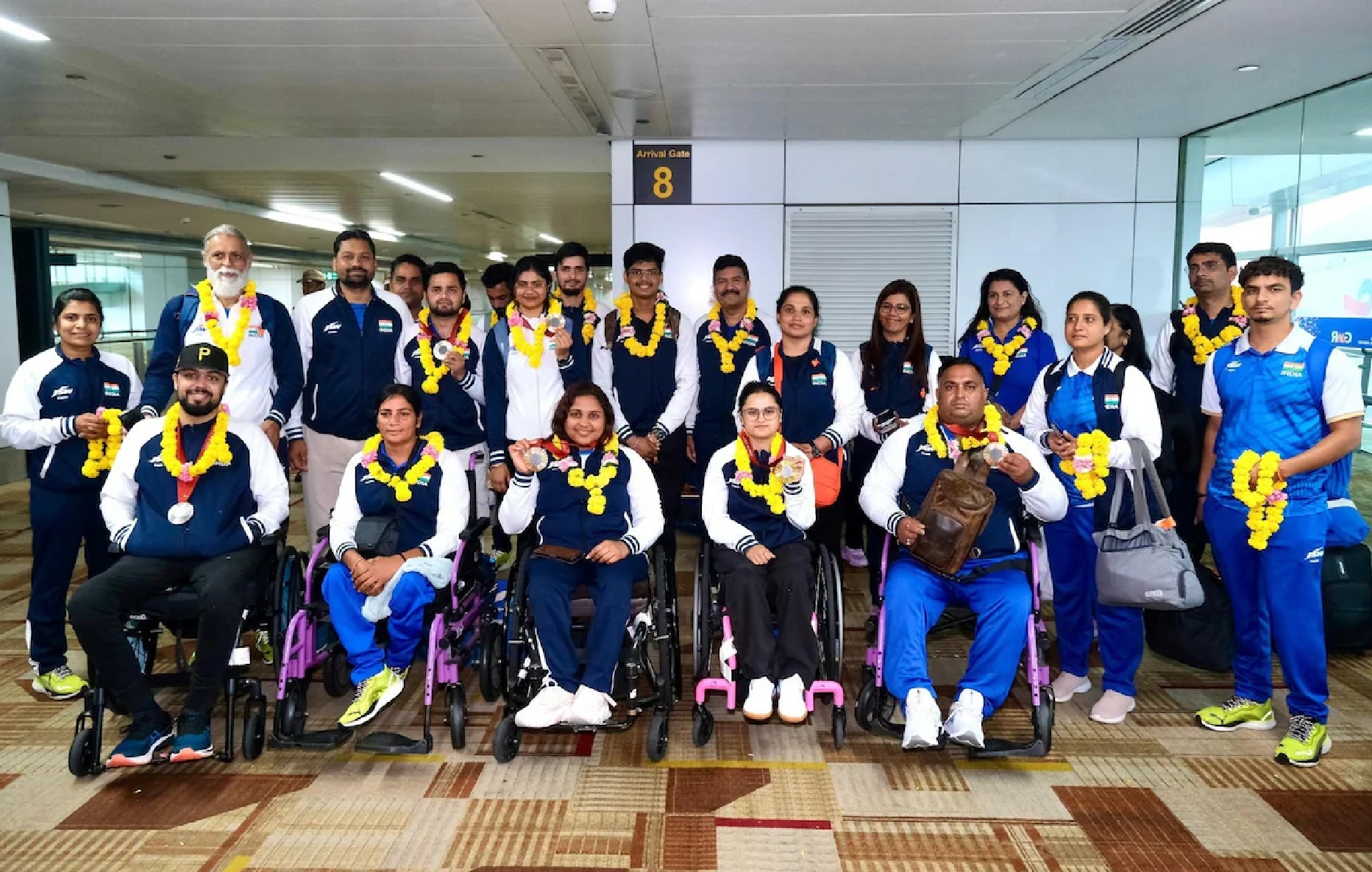 India Paralympics 2024 Contingent Returns Home