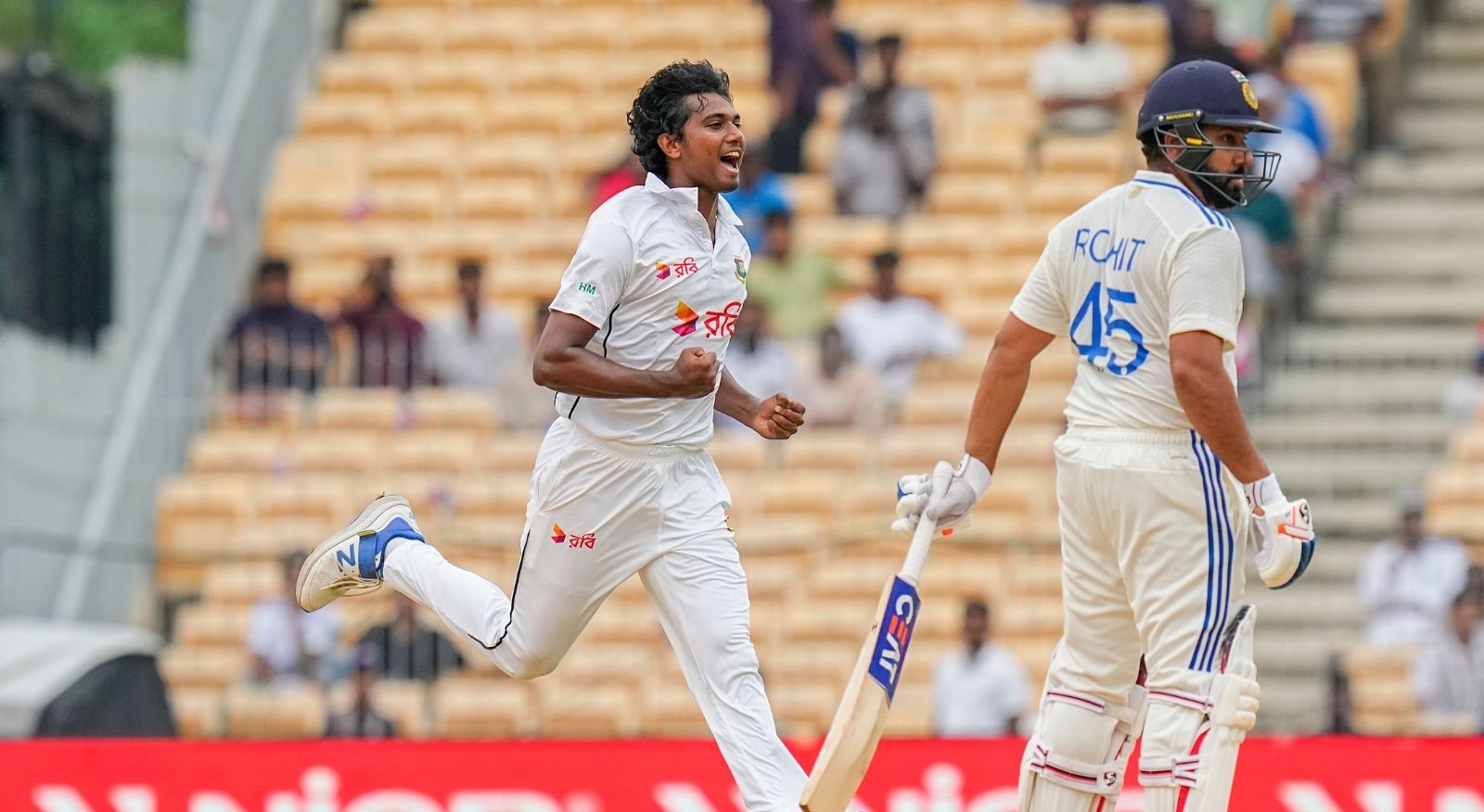 India vs Bangladesh 1st Test Day 3: Bangladesh Struggles Chasing 515, Gill and Pant Shine with Centuries