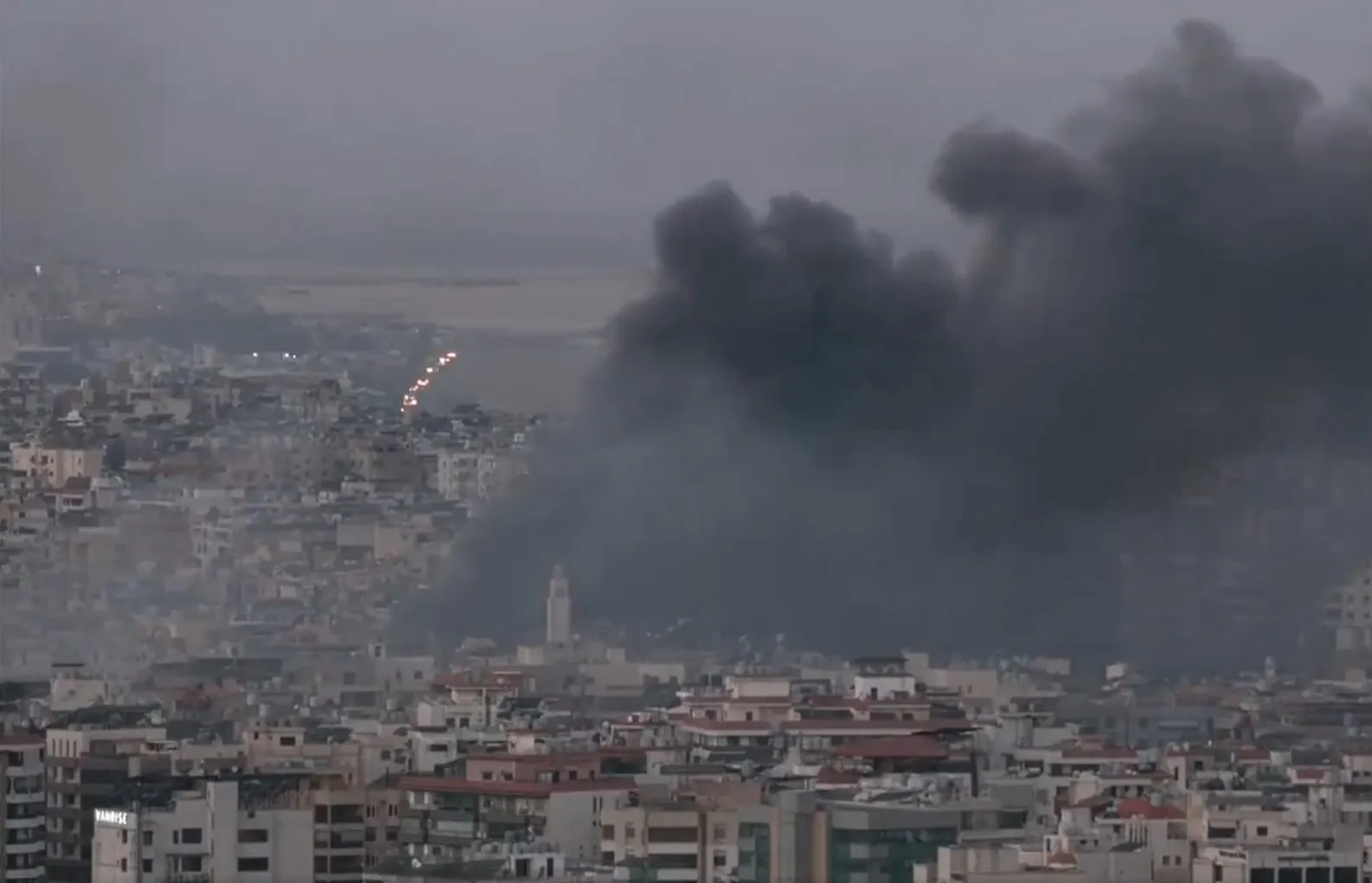 Israel Conducts Airstrike on Central Beirut Killing Six