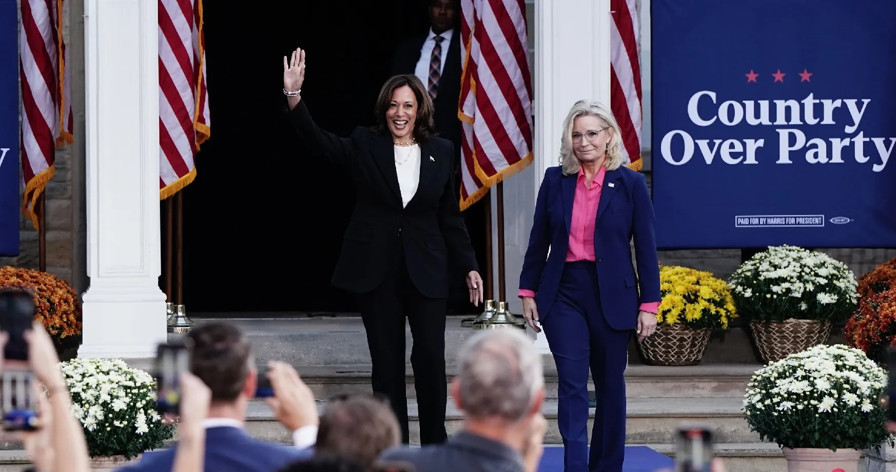 Liz Cheney Stumps for Kamala Harris in Ripon Wisconsin