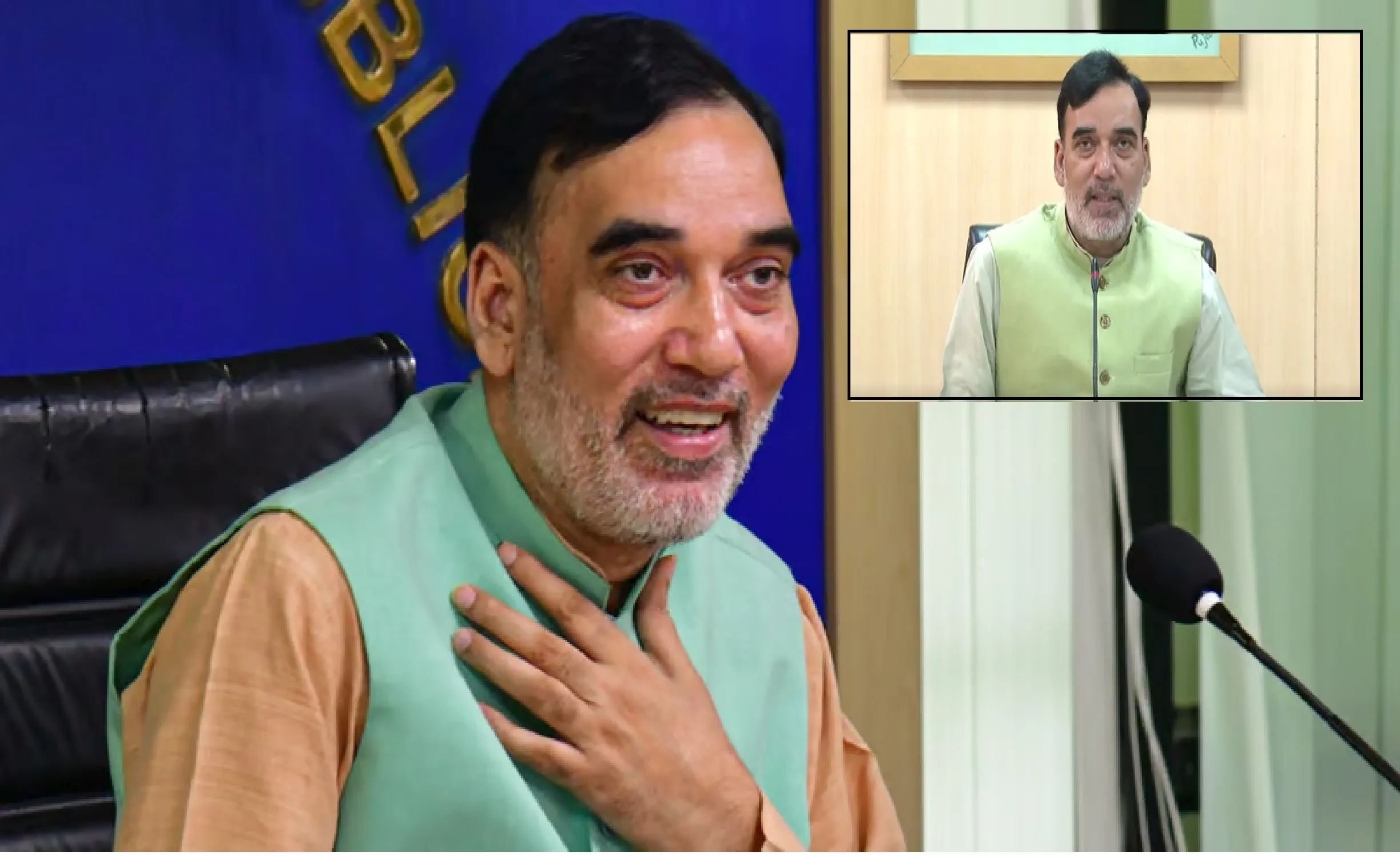 Delhi Minister Gopal Rai Launches Drone Mapping in Wazirpur to Identify Pollution Sources