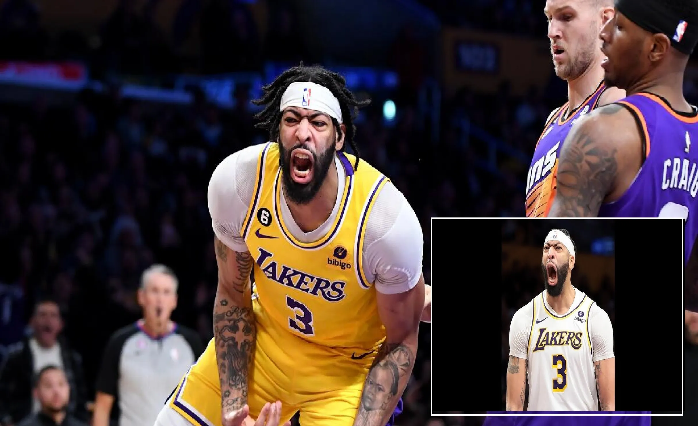 Anthony Davis Dominates with 35 Points as Lakers Stage Epic Comeback to Defeat Suns 123 116