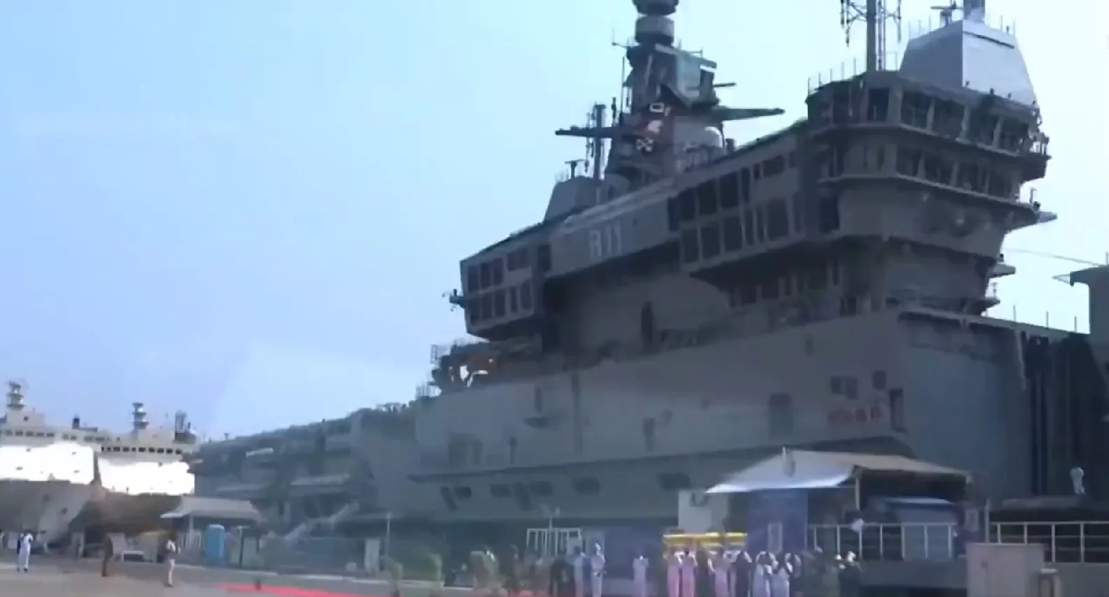 President Murmu Embarks on INS Vikrant Witnesses Indian Navy Multi Domain Operations