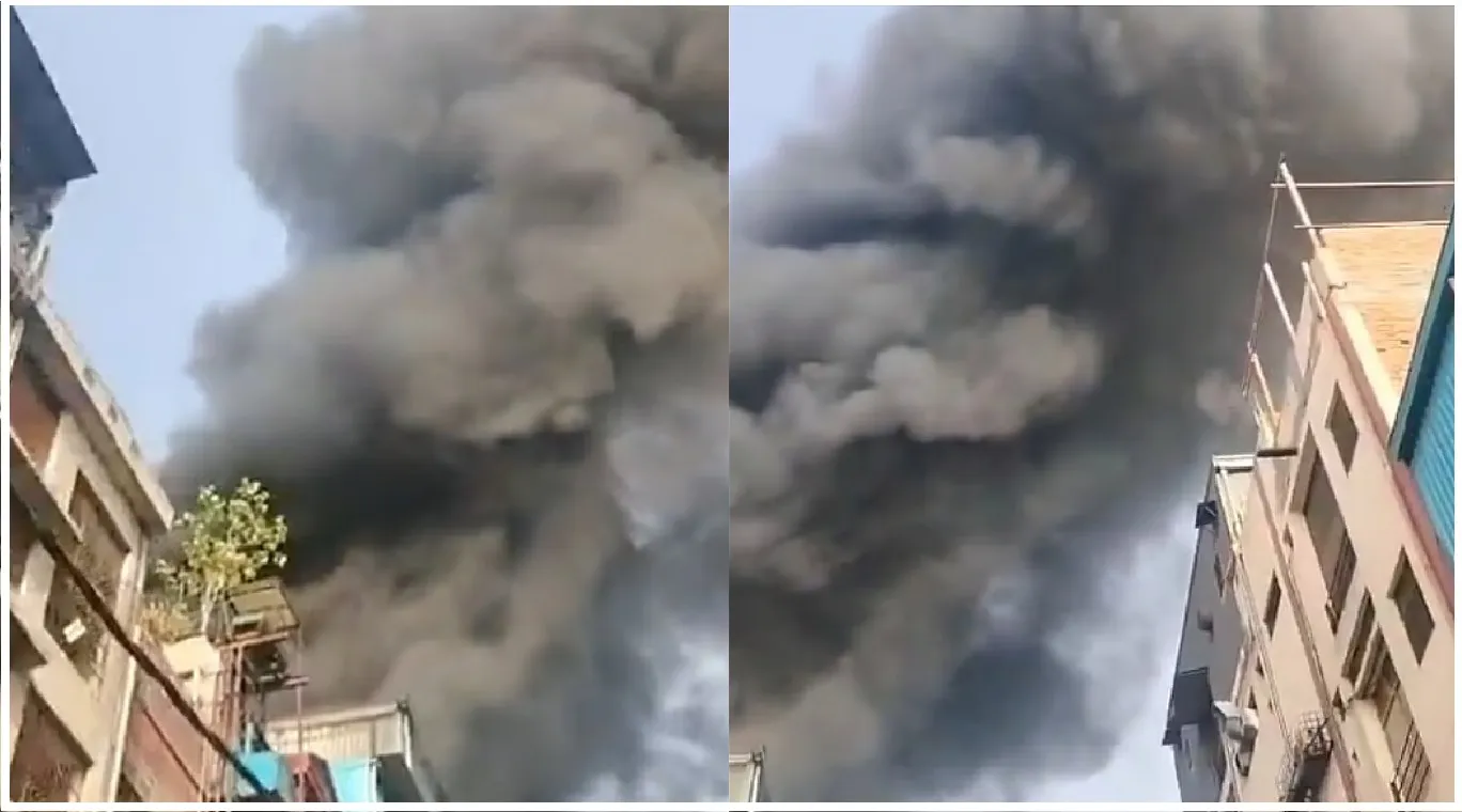Massive Fire Erupts in Delhi Lawrence Road Factory