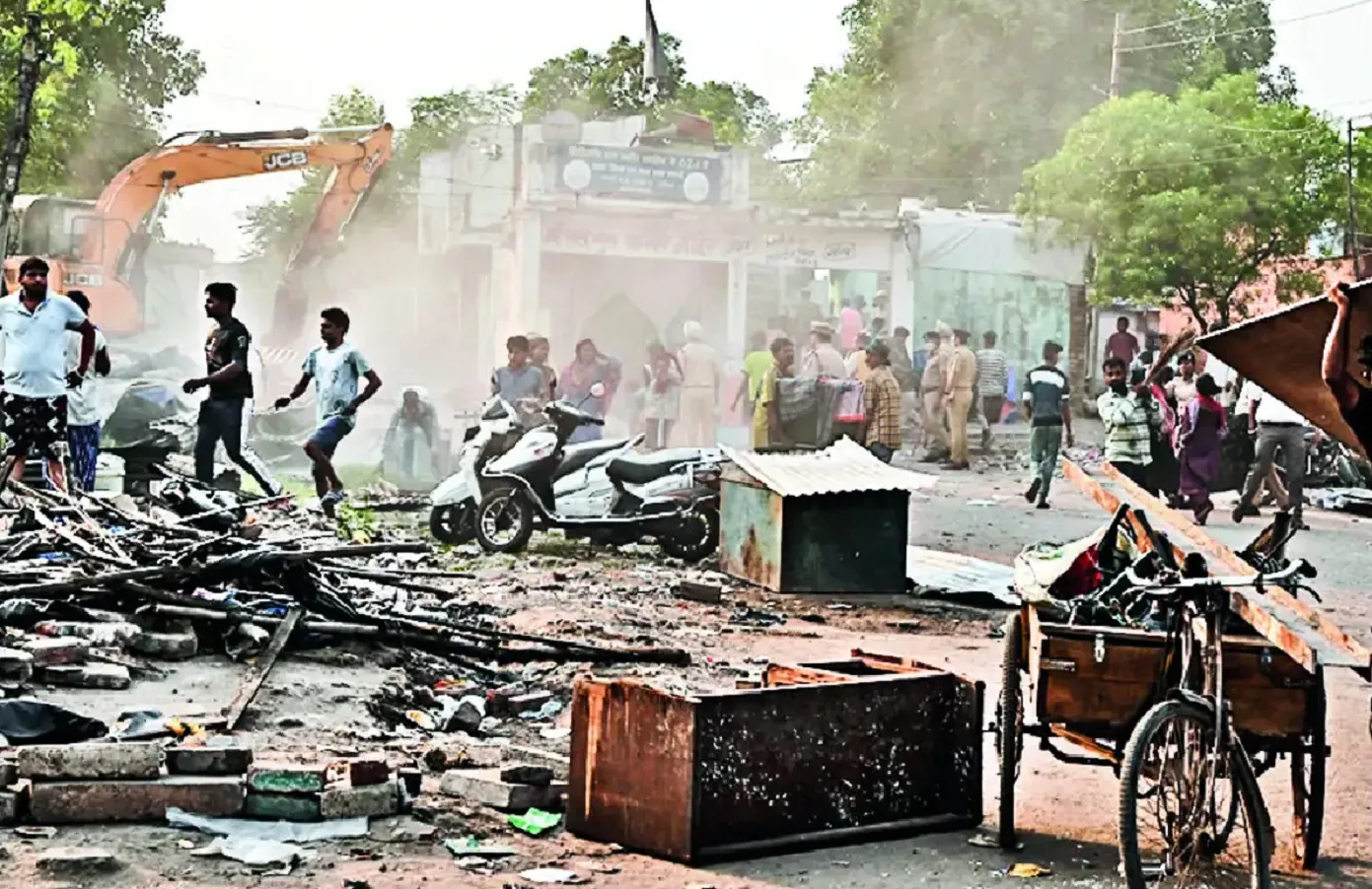 Chandigarh Bold Crackdown Demolition Drive Targets Illegal Settlements Amidst Public Discontent