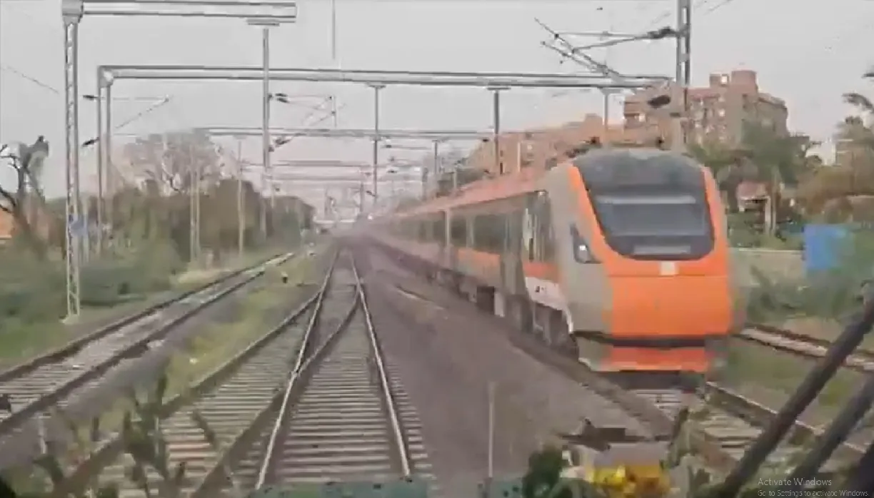 India Rail Revolution Accelerates Vande Bharat Express and Namo Bharat Rapid Rail Cross Paths on Maiden Journey