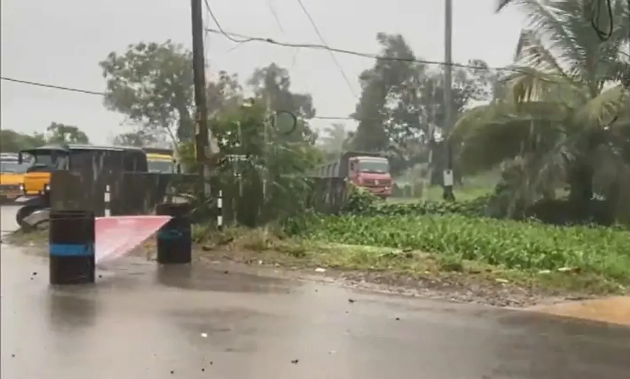 Monsoon Fury in Kottayam Torrential Rain and Winds Trigger Widespread Waterlogging Across Kerala District