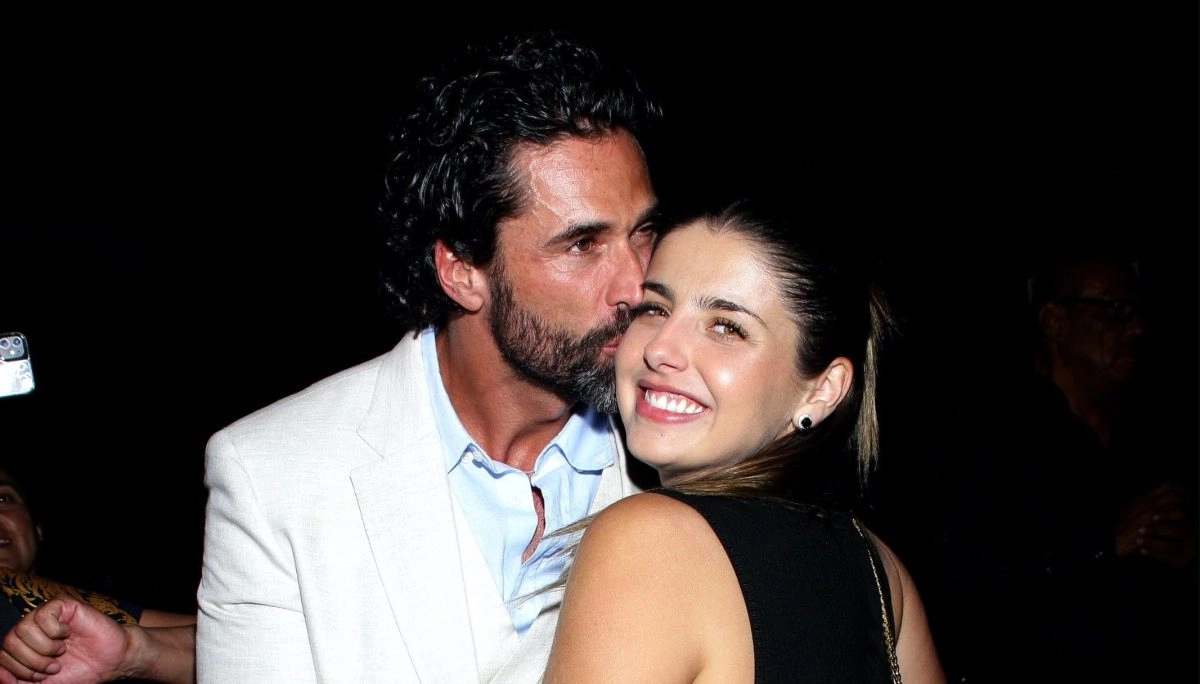 Michelle Renaud and Matas Novoa celebrate the first birthday mill their baby