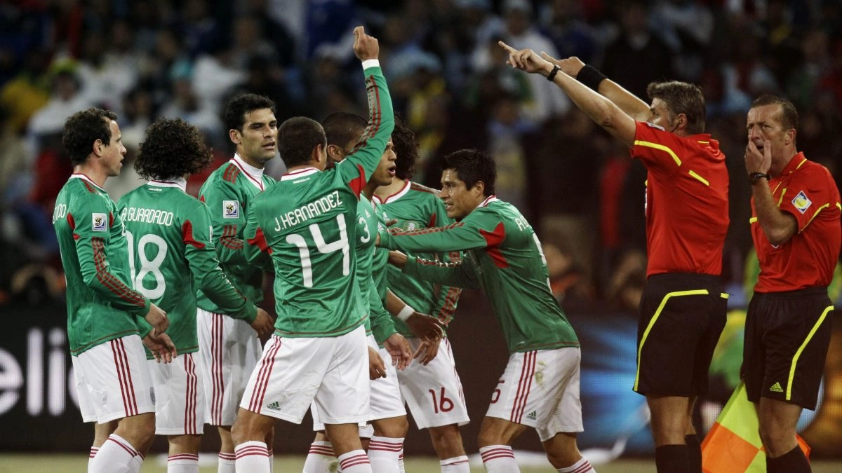 The Mexico vs Argentina of the World Cup 2010 day black for the world arbitration revealed whistle Argentine