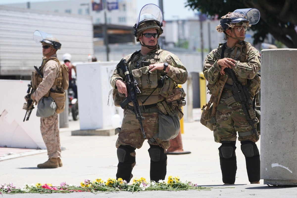 Armed forces send 150 soldiers of the angels a fight fire in California