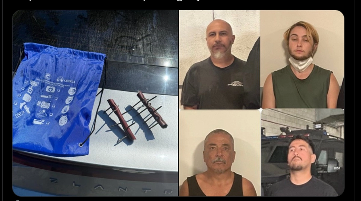 Patrol border arrest a activist American in center community in the angels