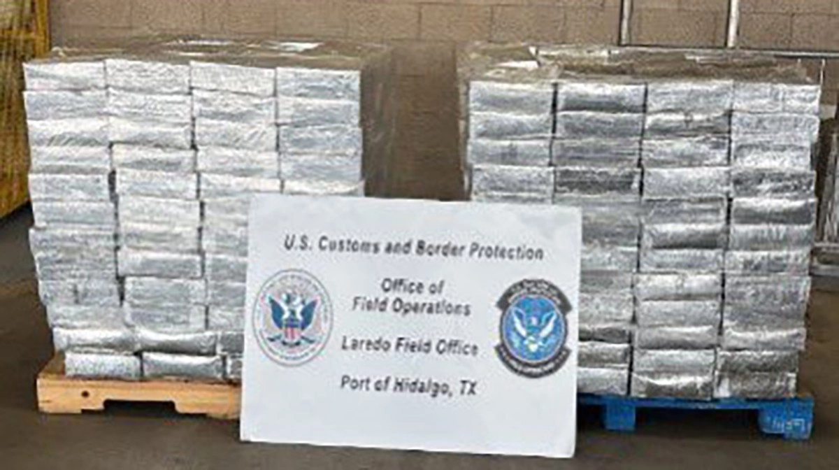 Load drug value in 23 million dollars and hidden in papayas was seized in Texas