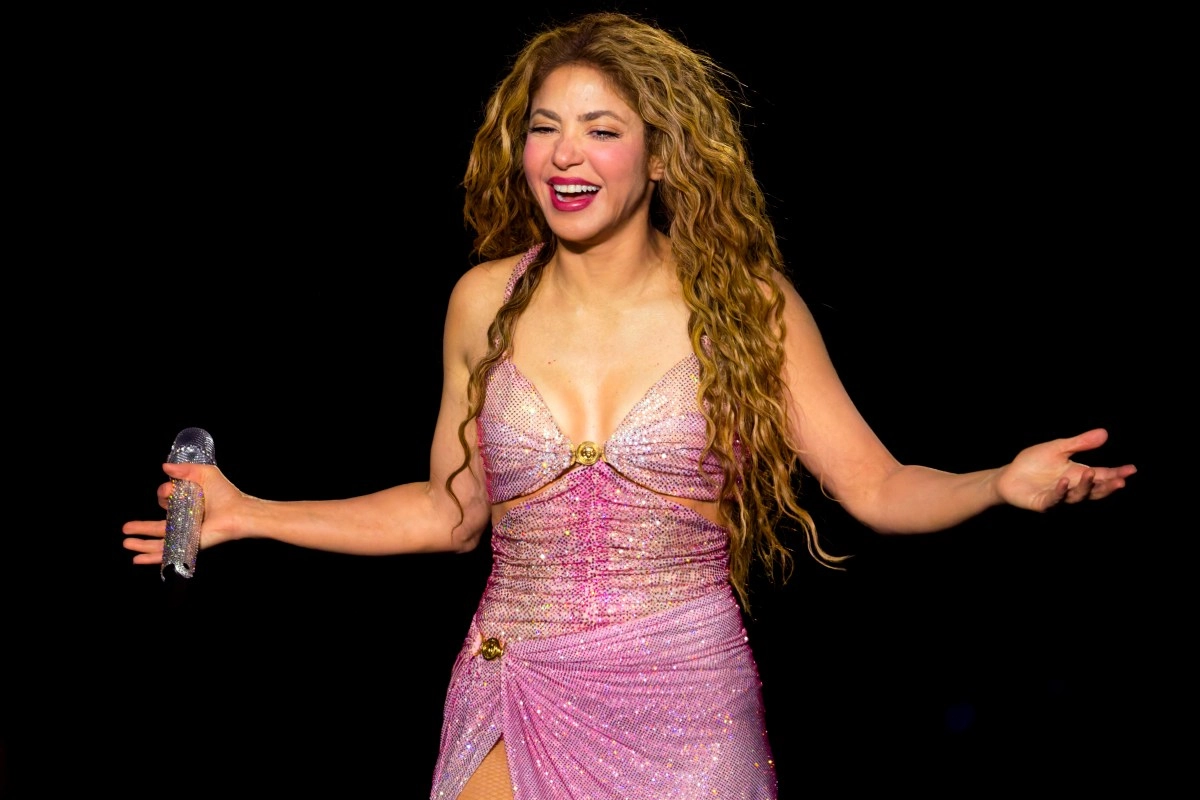 Shakira enjoyed to his children the concert of Coldplay in Miami