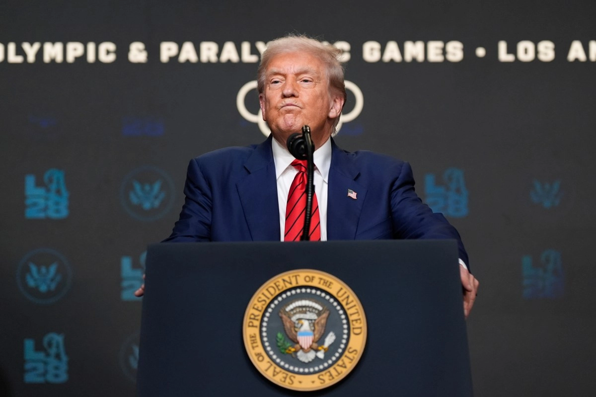 Trump creates a work work for the olimpicos 2028 games in the angels