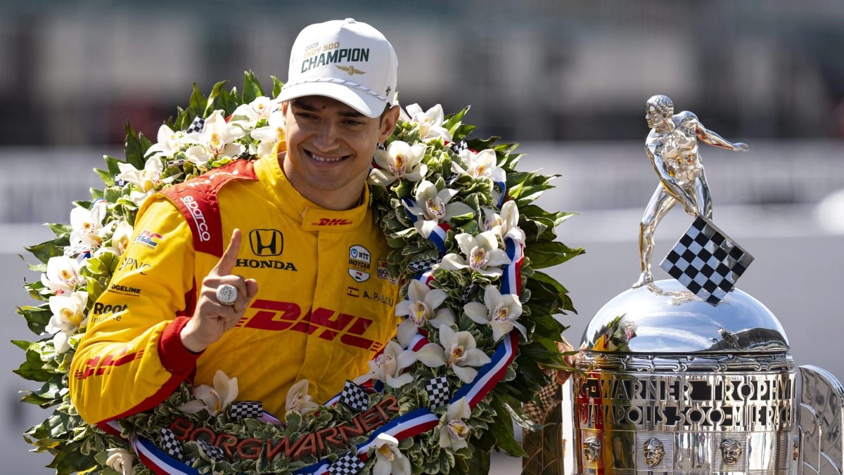 A failure in the auto of duck oward le delivery the  indycar a lex Palou room of its career