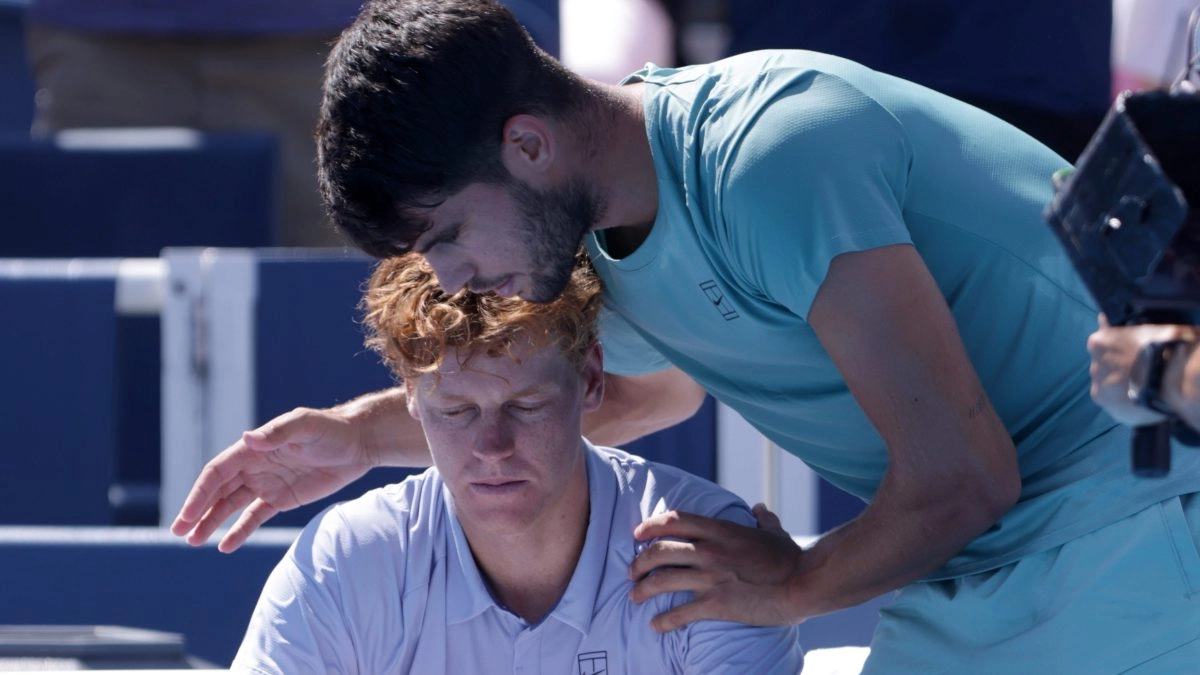 SINNER ABANDON THE FINAL Y CARLOS ALCARAZ WIN THE MASTERS 1000 CINCINATTI