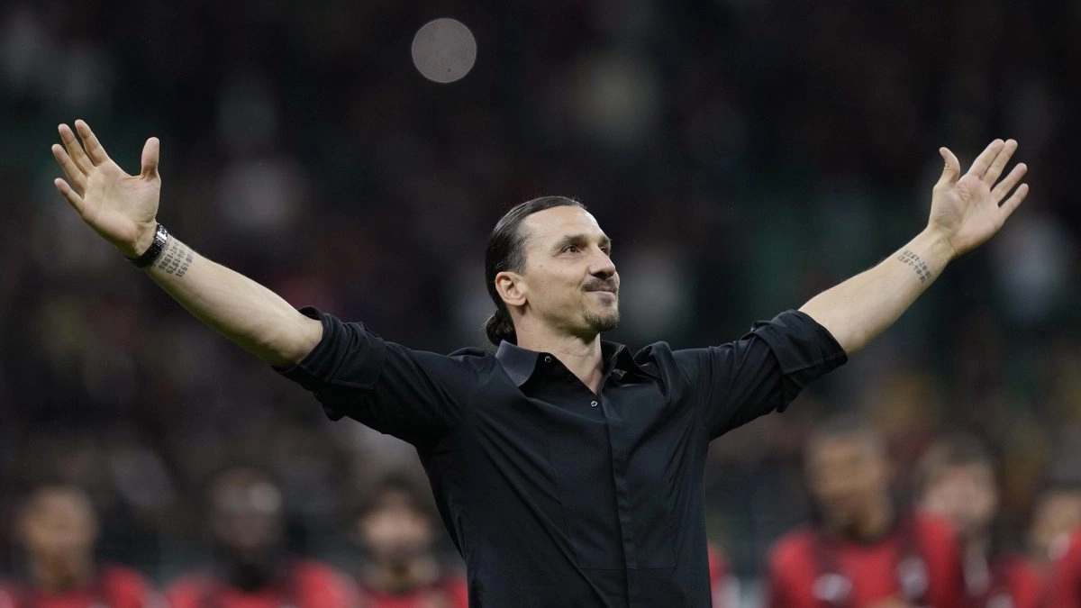 Zlatan Ibrahimovic receives the President of the UEFA 2025