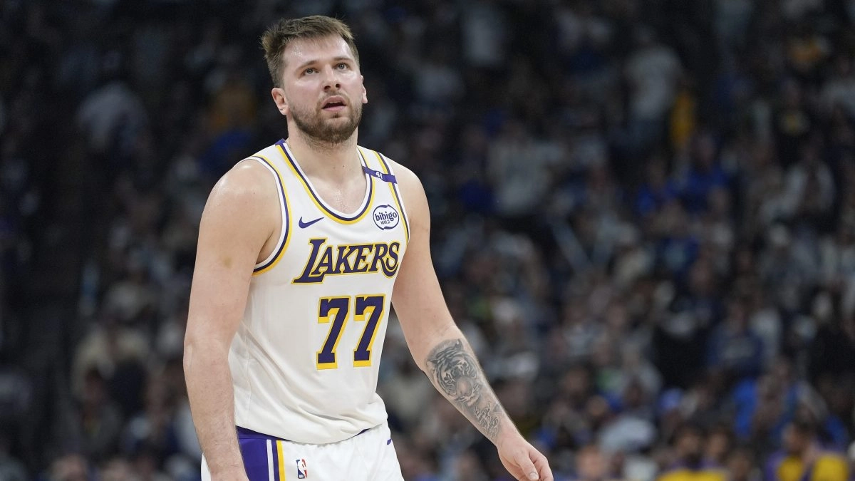 Jeanie Buss on Luka Doncic  never had a player arrive to the lakers y be so sad 