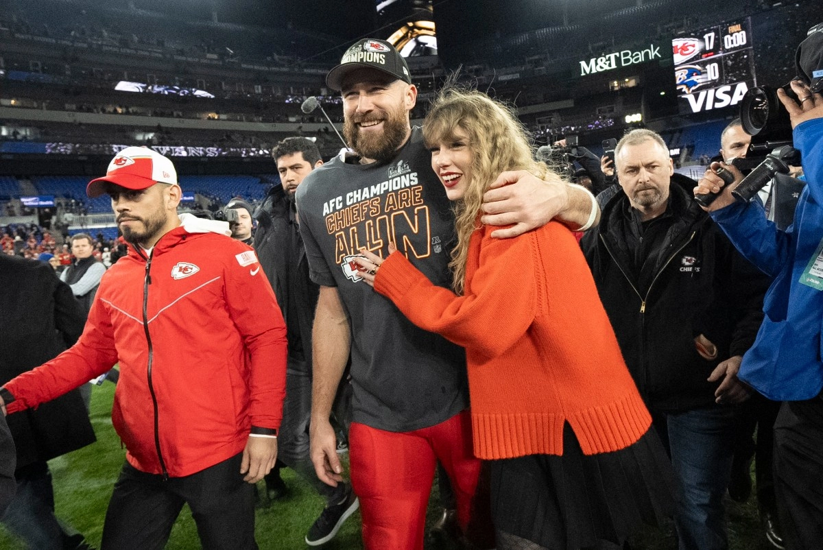 Taylor Swift Y Travis Kelce Enjoy their ratio without hurry by the altar according to People