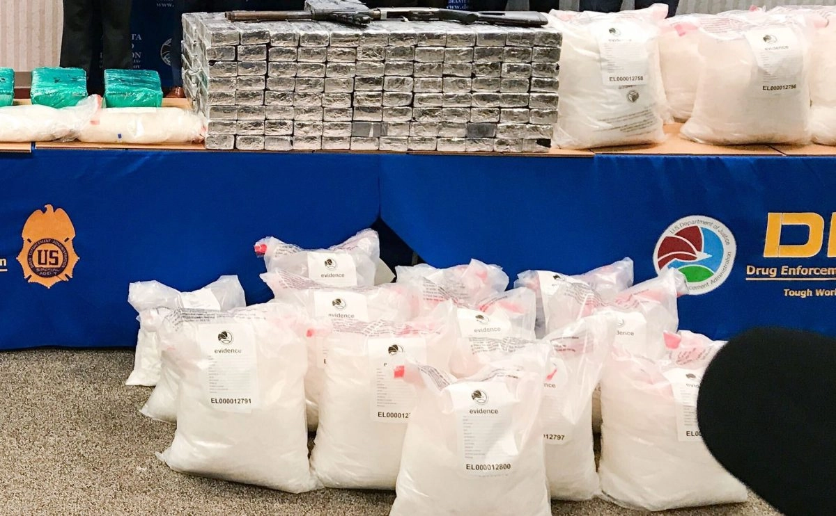 DEA DA HIRT AL Cartel Sinaloa with more 600 detainees and tons of drugs seized