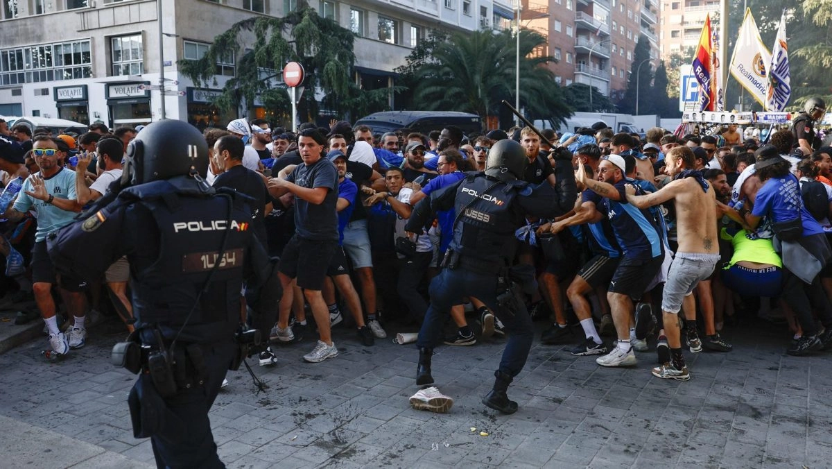 Fans of the Marseille starred incidents with the police before duel against real Madrid