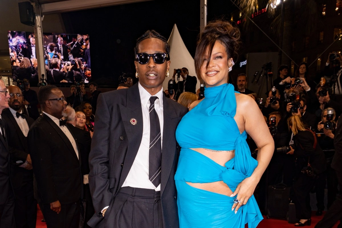 A  AP Rocky Da Track on which could be the name of its third baby with rihanna