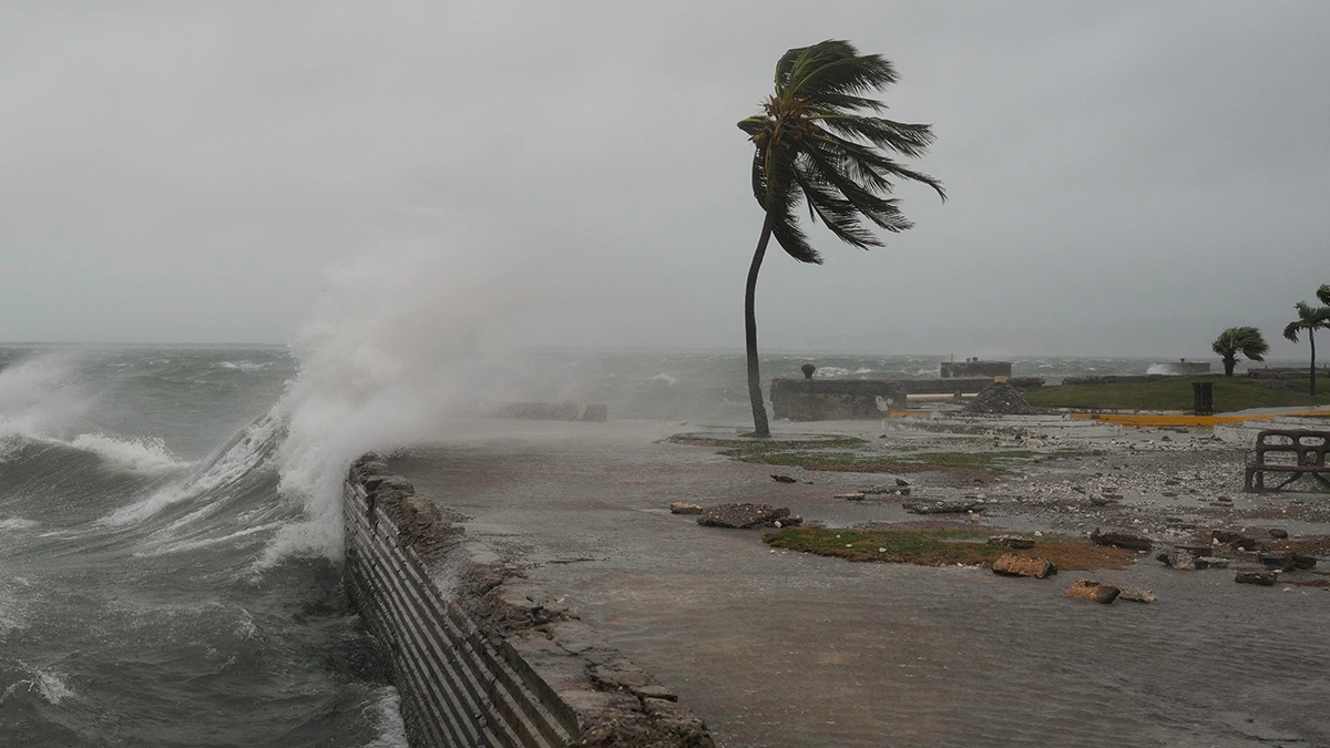 Hurricane Melissa this was the passage of the storm through Cuba before being downgraded to category 1