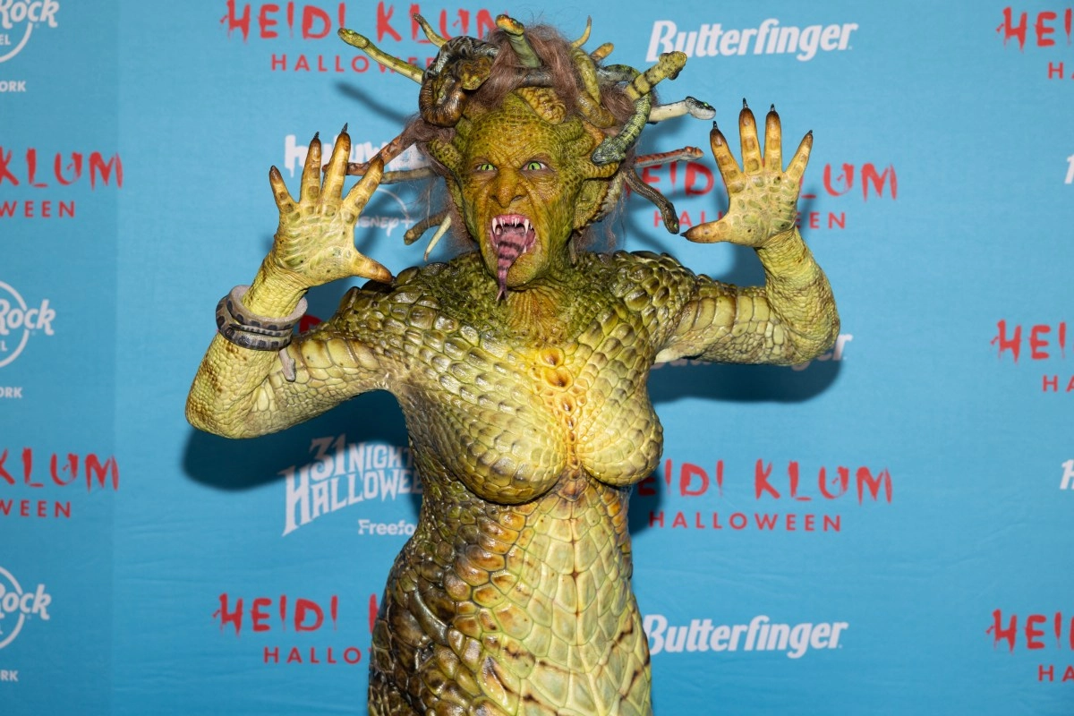 How did Heidi Klum prepare for her Halloween costume this year