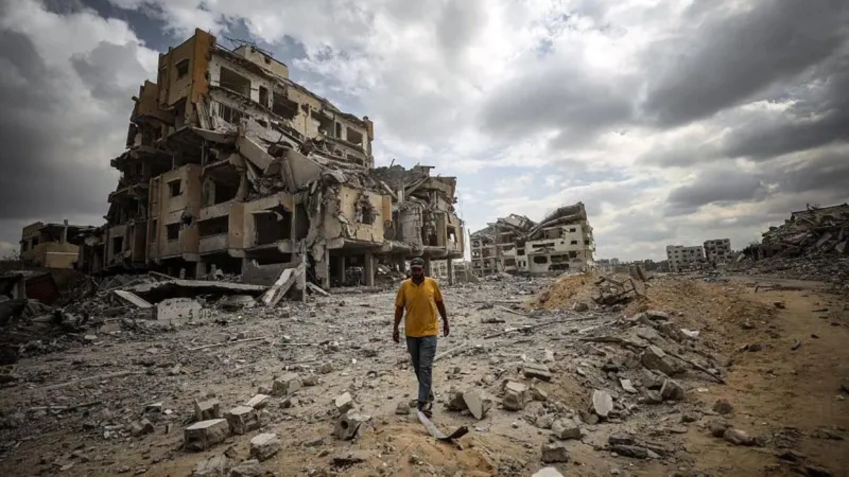 Images showing Israel has destroyed at least 1500 buildings in Gaza during the ceasefire