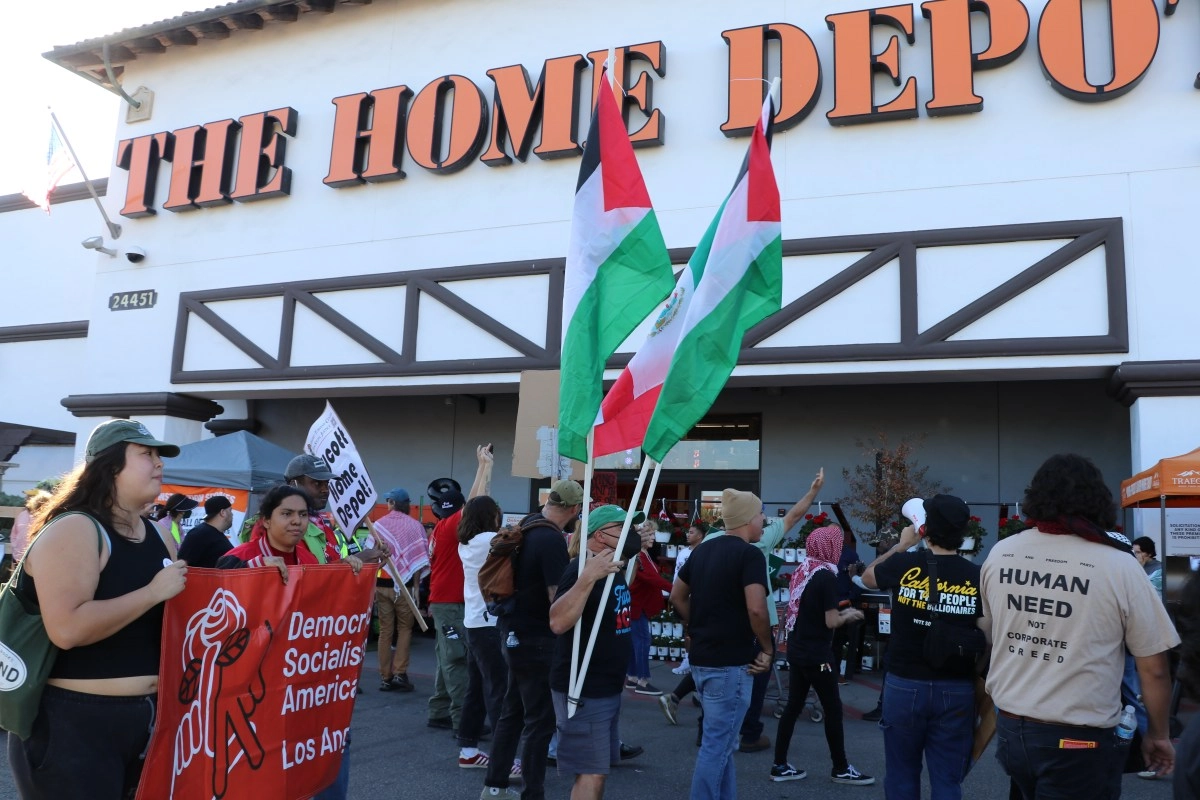 Stop shopping at Home Depot ask protesters
