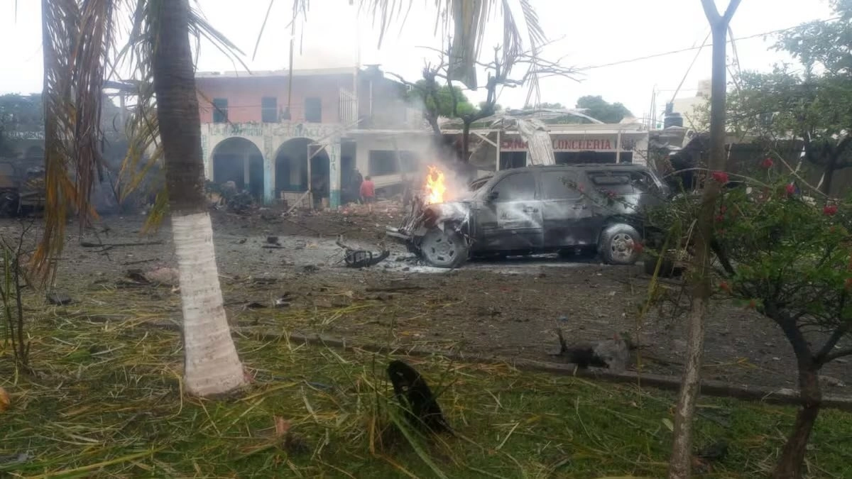 Authorities identify CJNG as the author of the car bomb that exploded in Michoacn