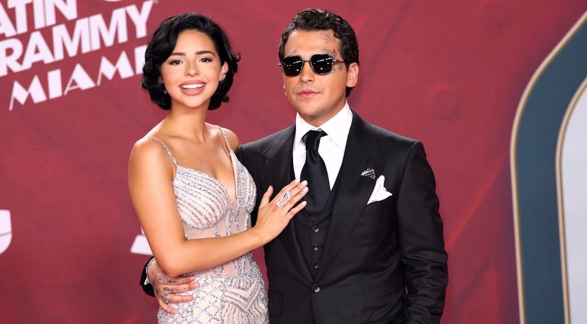 ngela Aguilar and Christian Nodal hand out toys for Christmas in Mexico
