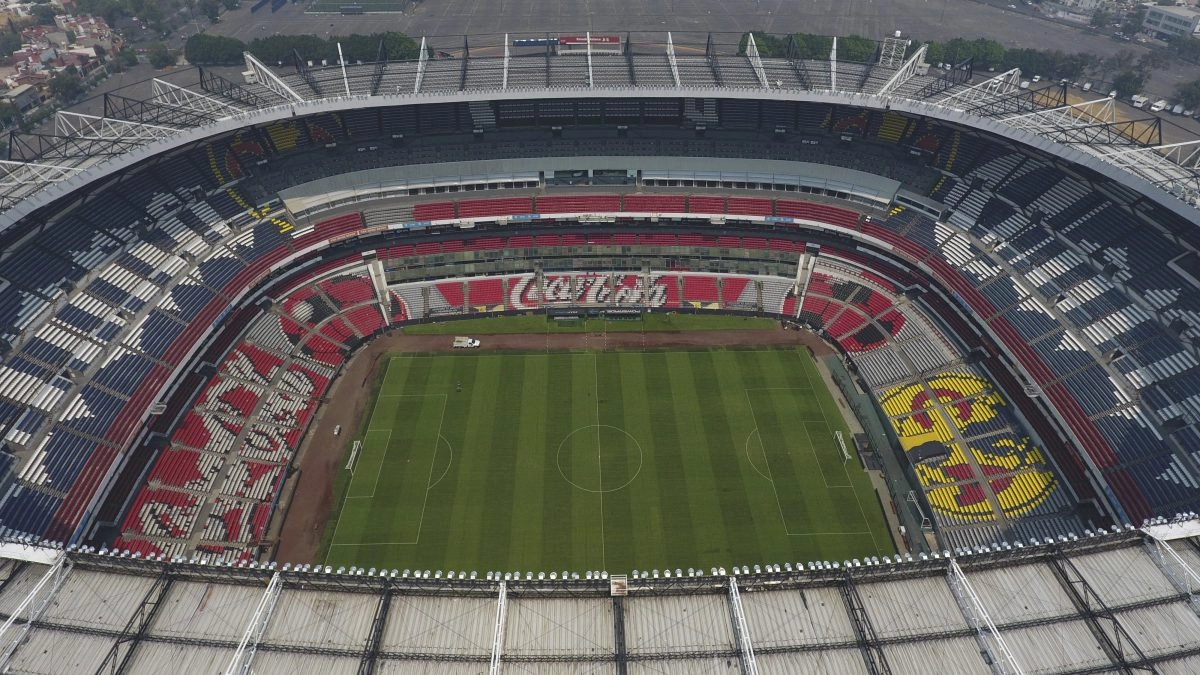 La cancha del Estadio Azteca casi lista a 90 das para el duelo vs Portugal