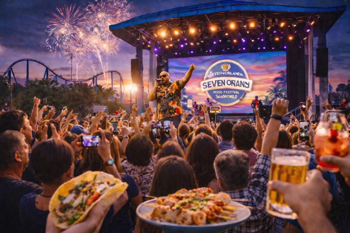 SeaWorld Orlando sube el volumen en 2026 conciertos grandes artistas y comida internacional