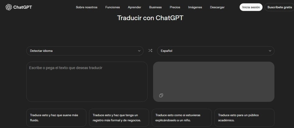 OpenAI lanza ChatGPT Translate para pelearle a Google la corona en el mercado de los traductores online