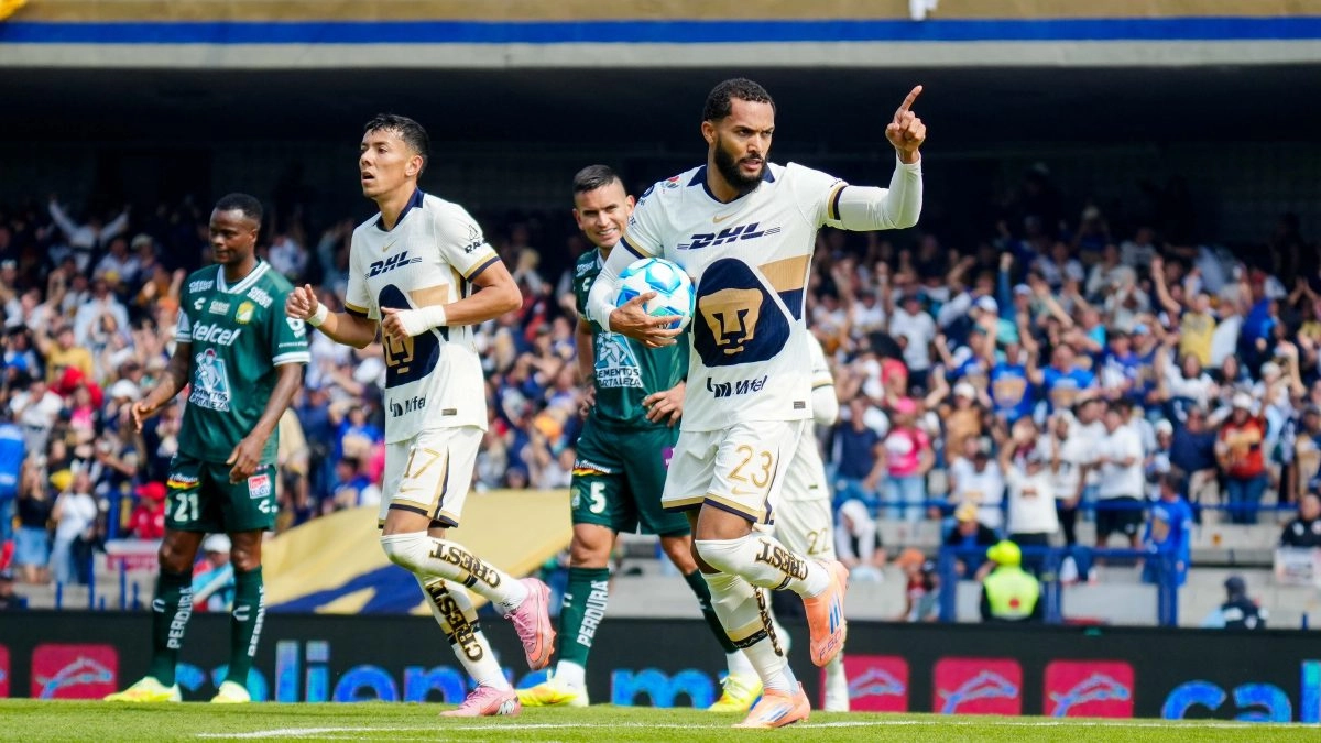 Pumas de la UNAM rasgua el empate en casa frente al Len
