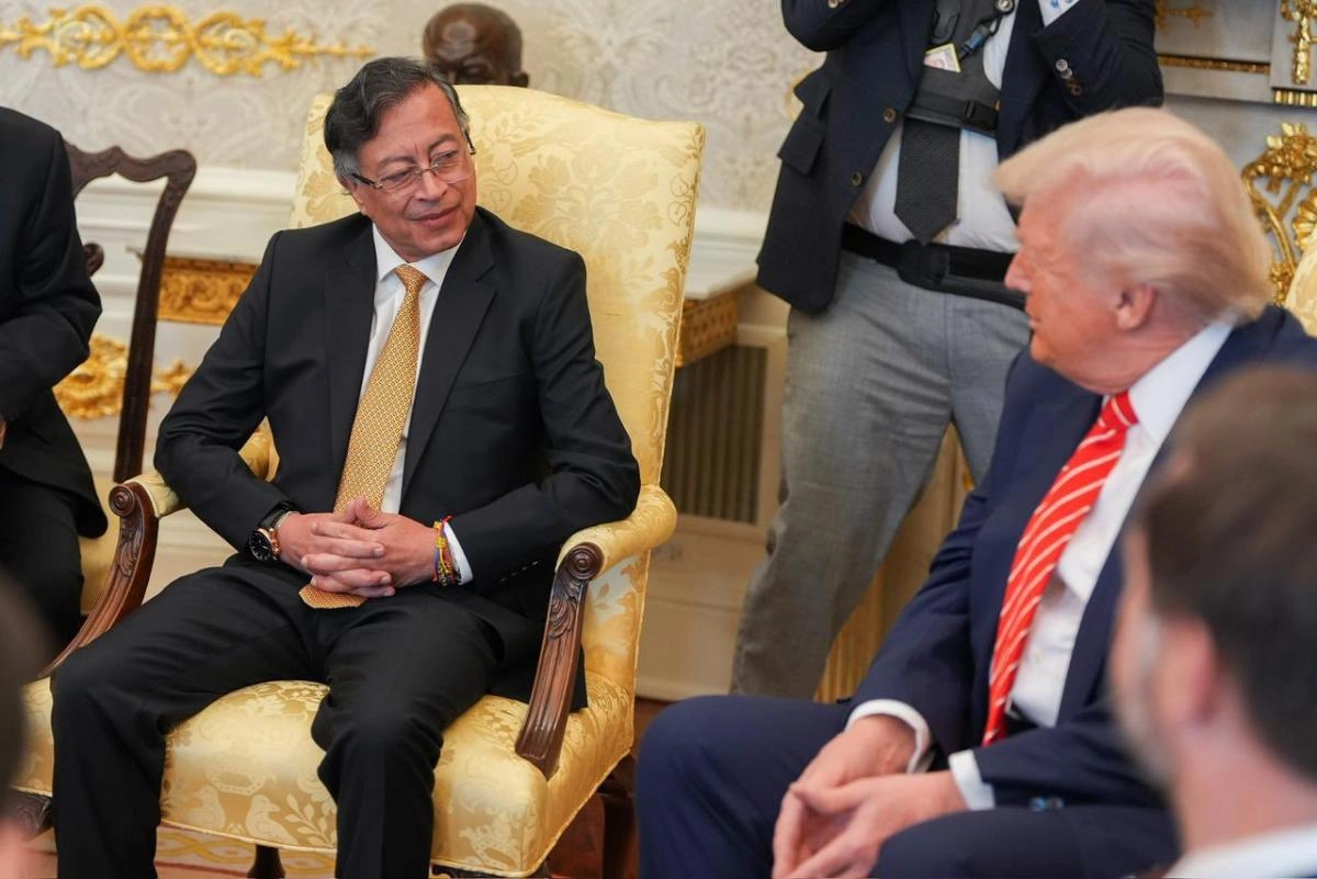 Trump acept mediar en la guerra comercial entre Colombia y Ecuador afirma Petro
