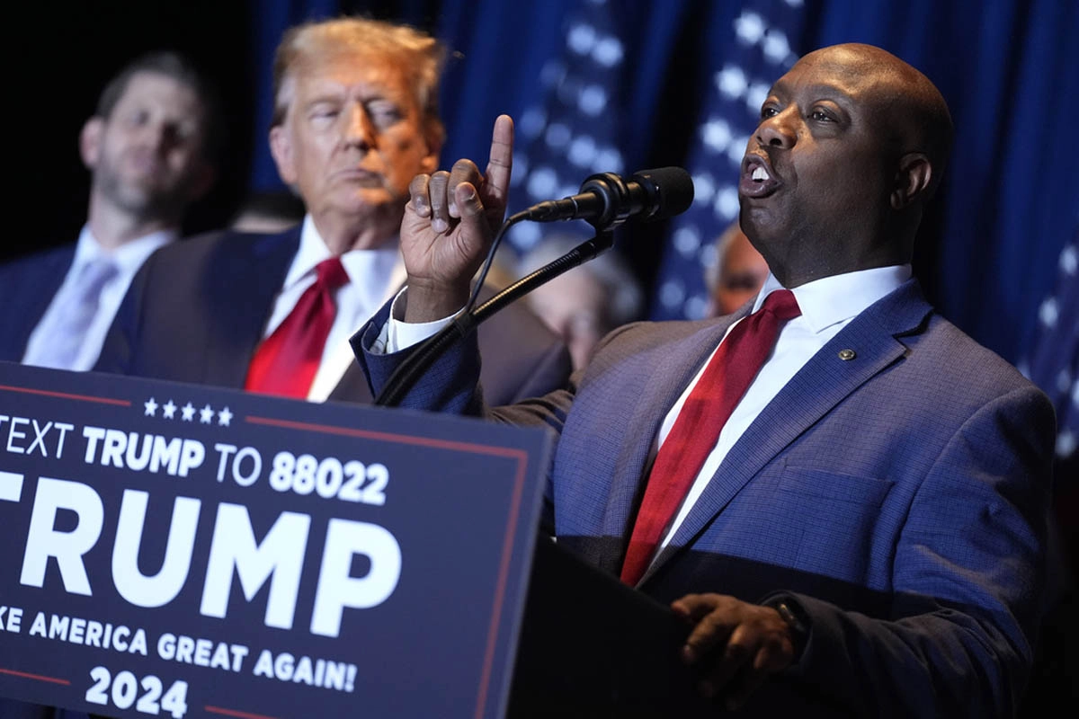 Tim Scott denounces racism for comparing the Obamas to monkeys