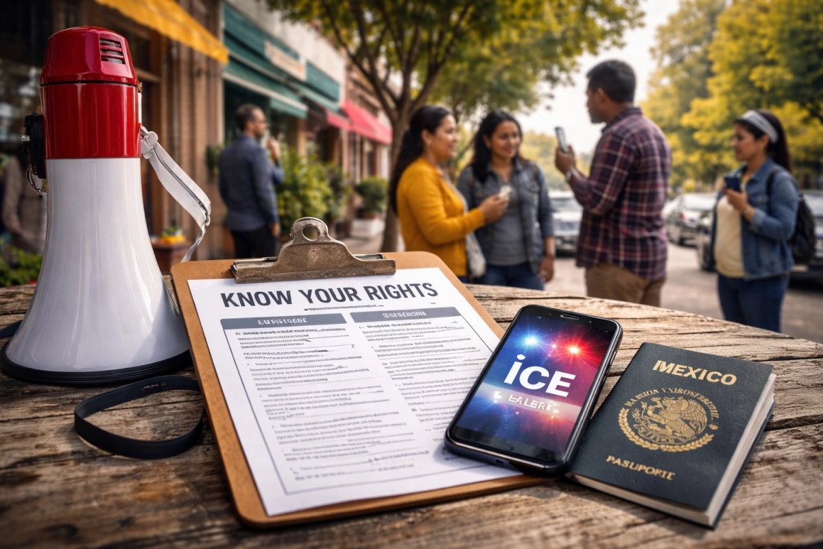 A neighborhood in Los Angeles will activate an alert system against ICE operations